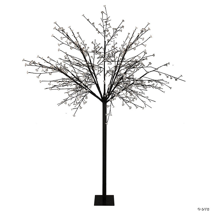 Northlight 8' Multi-Function LED Lighted Cherry Blossom Flower Tree - Pure White Lights Image