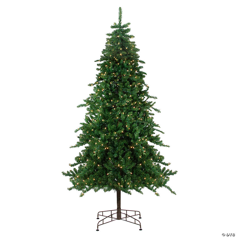 Northlight 9' Pre-Lit Medium Eden Spruce Artificial Christmas Tree - Clear Lights Image