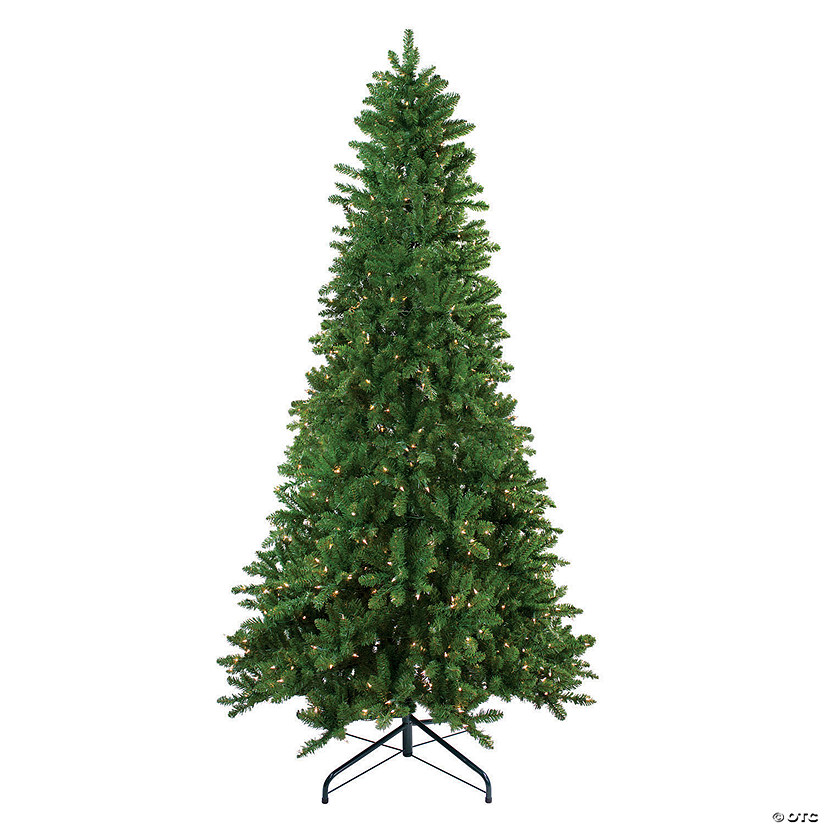 Northlight 9' Pre-Lit Slim Eastern Pine Artificial Christmas Tree - Clear Lights Image