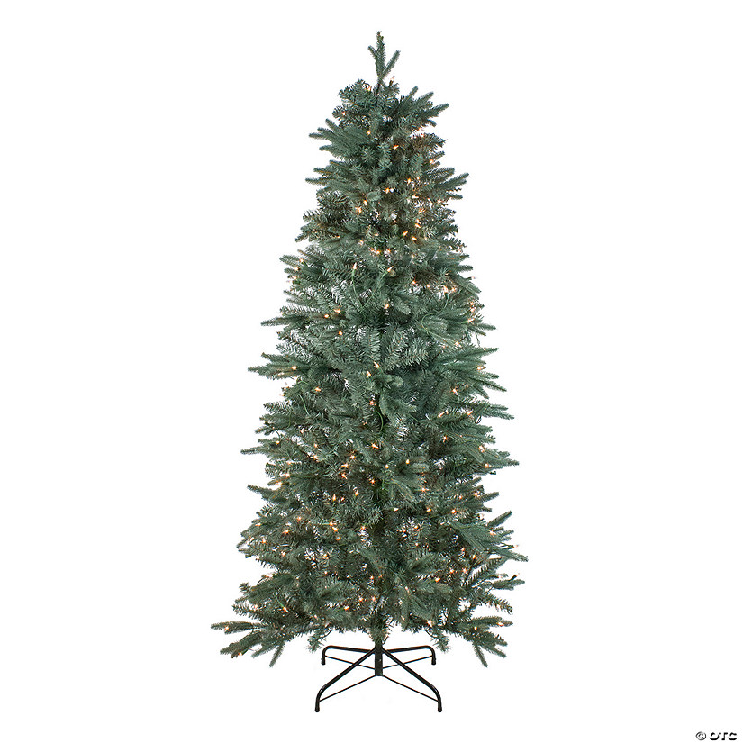 Northlight 9' Pre-Lit Slim Washington Frasier Fir Artificial Christmas Tree - Clear Lights Image
