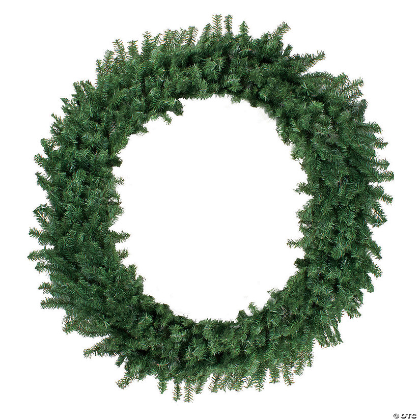 Northlight Green Canadian Pine Commercial Size Artificial Christmas Wreath  72-Inch  Unlit Image