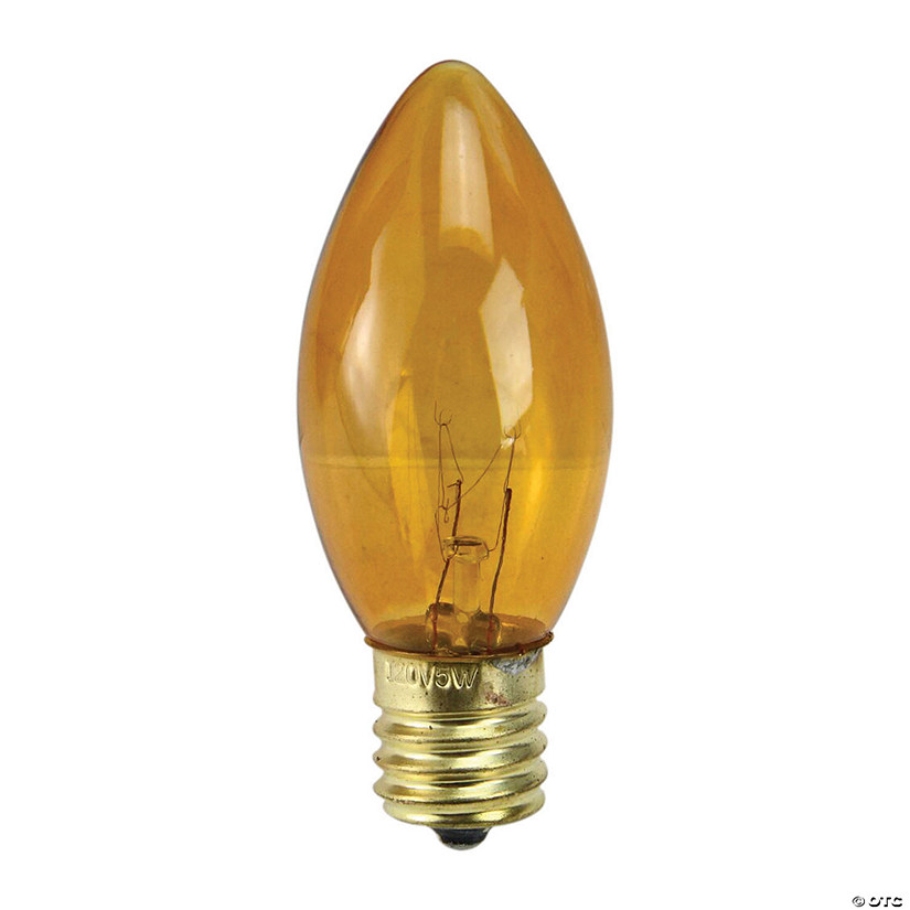 Northlight Incandescent C9 Orange Christmas Replacement Bulbs, Set of 25 Image