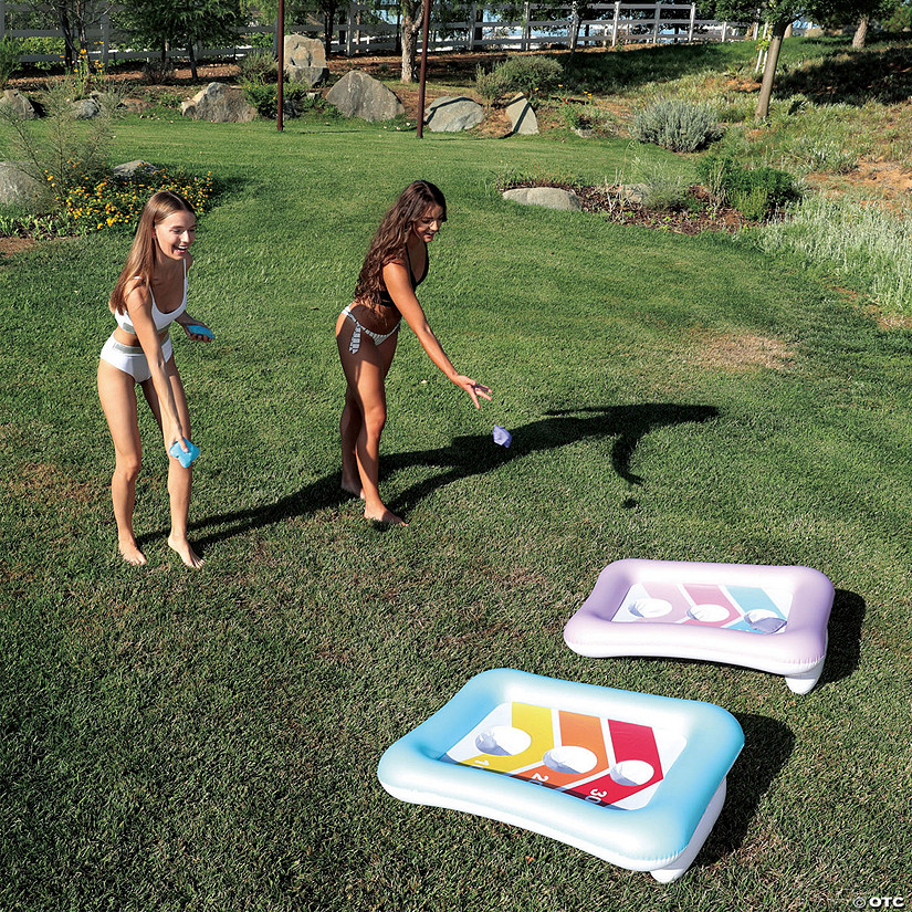 Northlight Inflatable Bean Bag Toss Swimming Pool Game Image