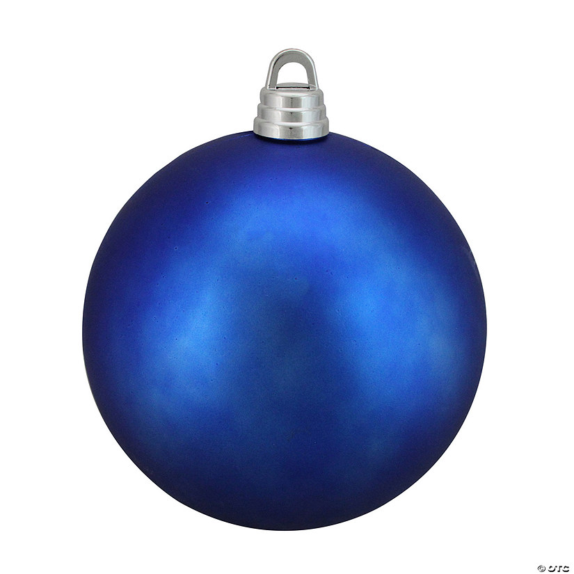 Northlight Matte Lavish Blue Shatterproof Christmas Ball Ornament 12" (300mm) Image