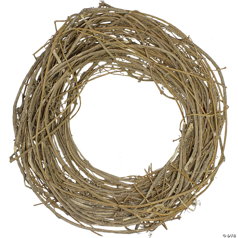 Northlight natural grapevine and twig artificial spring wreath  15-inch  unlit Image