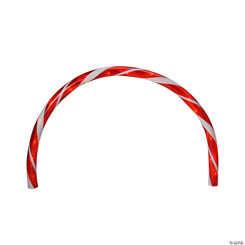 Northlight Set of 3 Candy Cane Arch Outdoor Christmas Pathway Markers Image