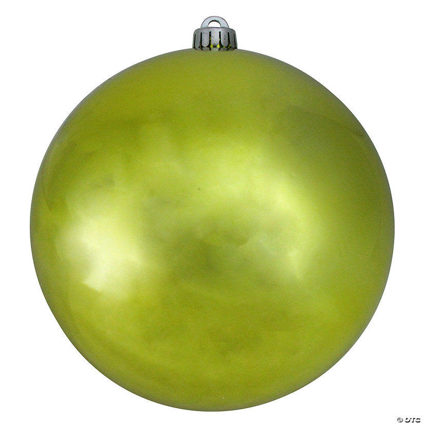 Northlight Shiny Kiwi Green UV Resistant Shatterproof Christmas Ball Ornament 8" (200mm) Image