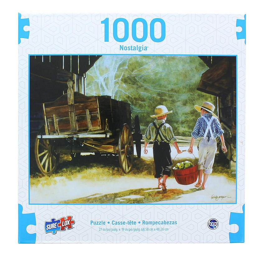 Nostalgia 1000 Piece Jigsaw Puzzle  The Apple Pickers Image