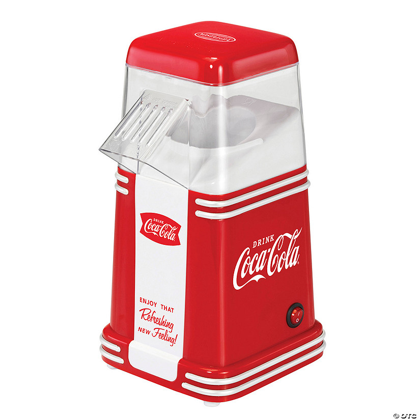 Nostalgia Coca-Cola 8-Cup Hot Air Popcorn Maker | Oriental Trading