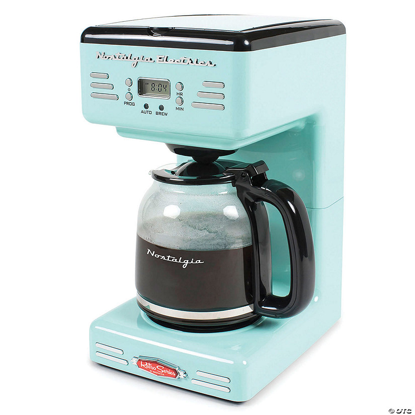 Nostalgia Retro 12-Cup Coffee Maker, Aqua Image