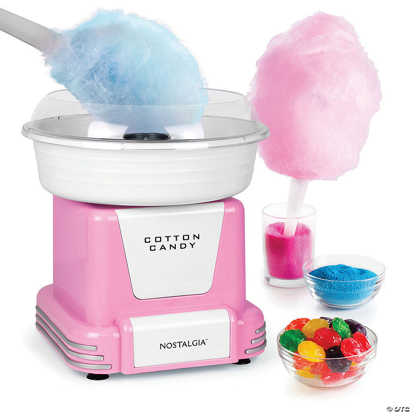 Nostalgia Retro Cotton Candy Maker, Pink