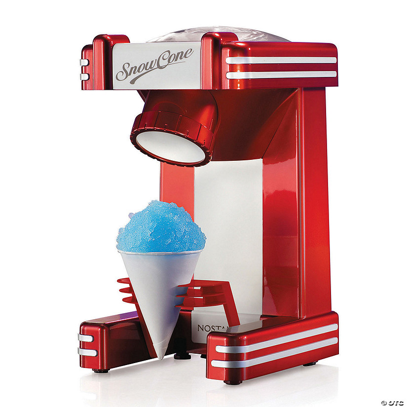 Nostalgia Retro Single Snow Cone Maker, Red Image