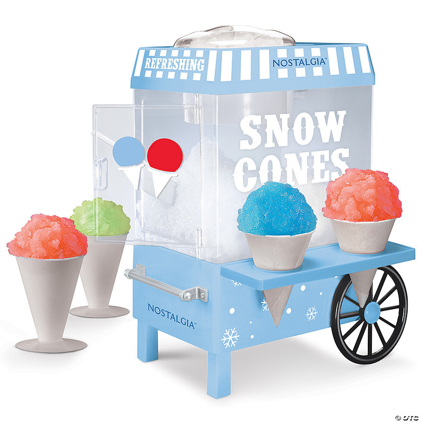 Nostalgia Snow Cone Maker Blue Image