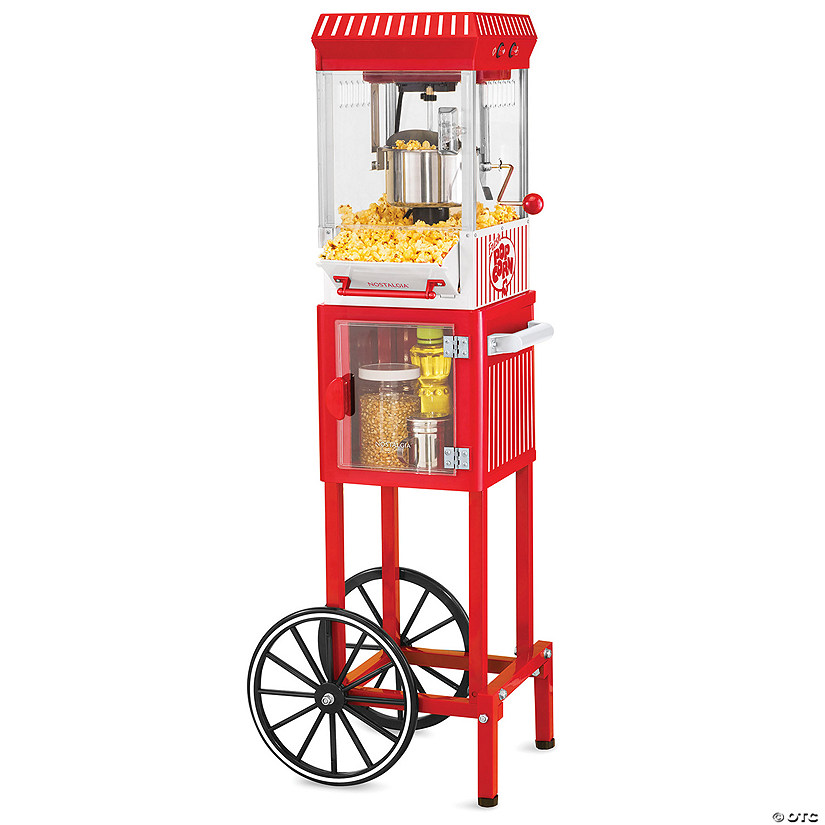 Nostalgia Vintage 2.5-Ounce Popcorn Cart, 45-Inches Tall Image