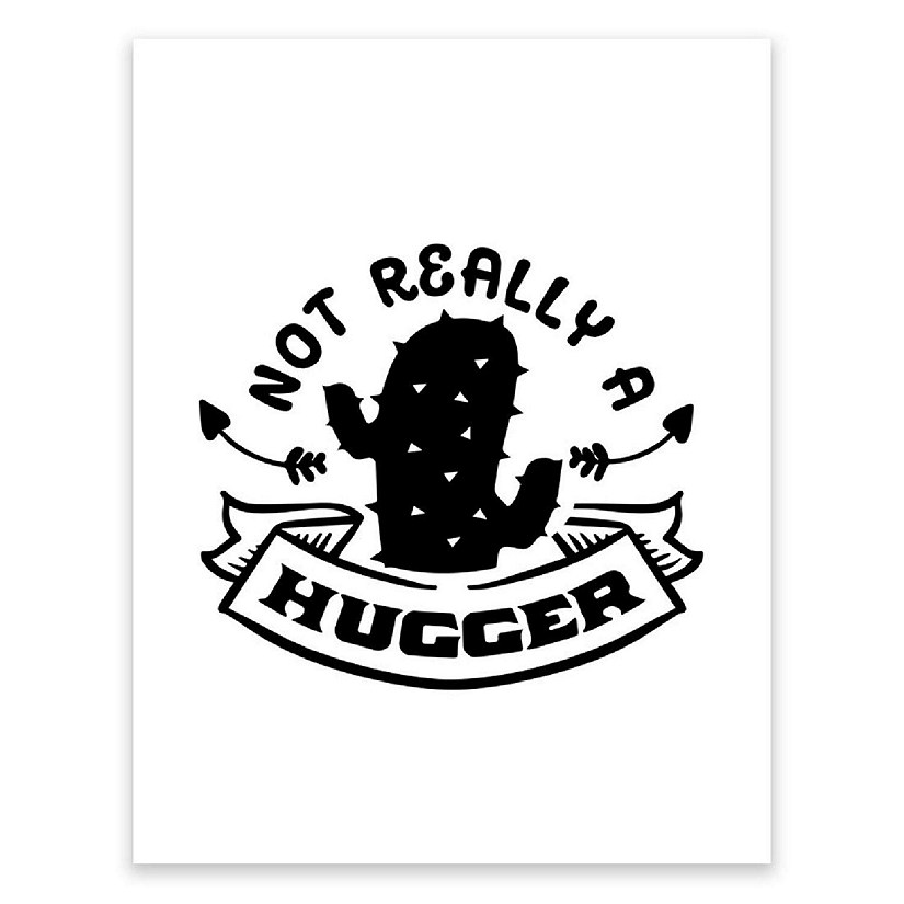 Not Really a Hugger 8.5x11in 1-Pack Image