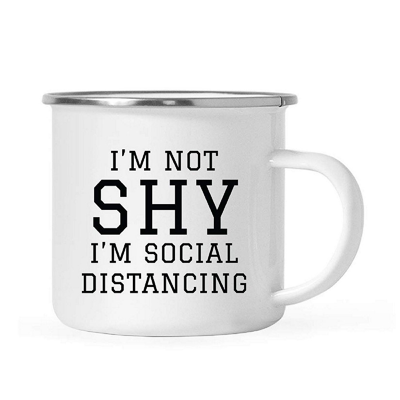 Not Shy Just Distancing 11oz Mug Image