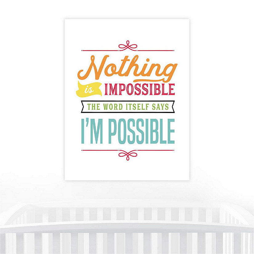 Nothing Is Impossible Color 1Pk 8.5x11in Image