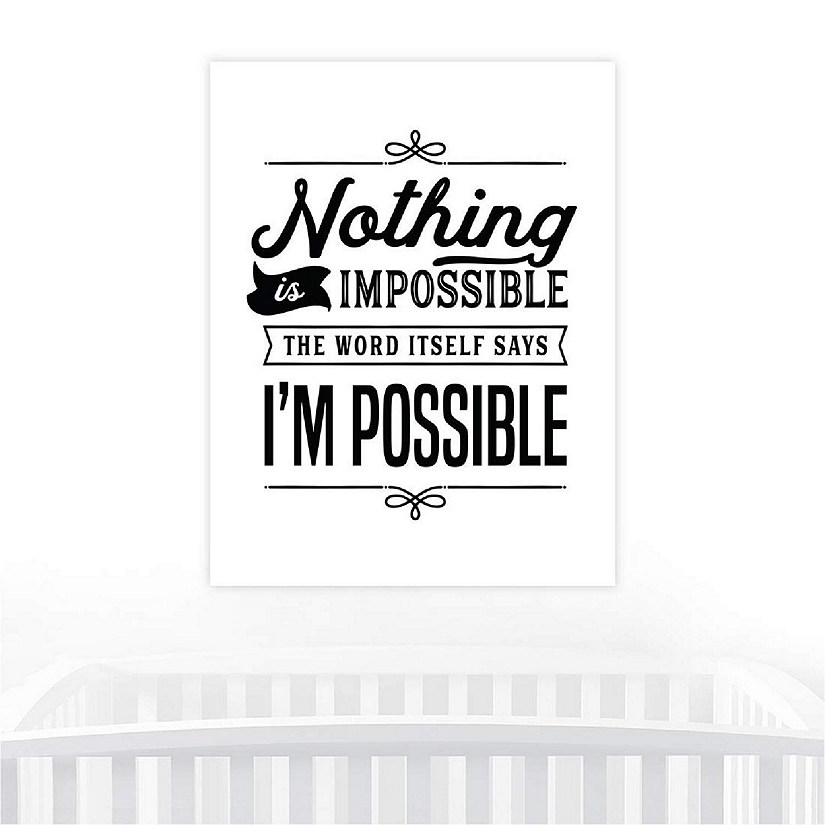 Nothing Is Impossible Quote 1Pk 8.5x11in Image