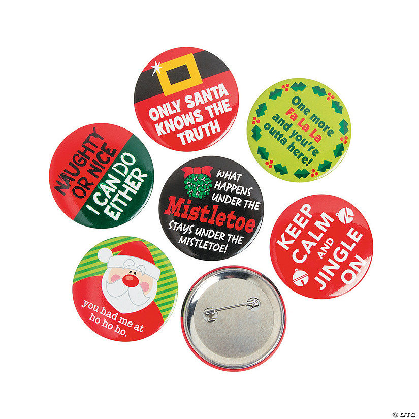 Novelty Holiday Buttons Discontinued