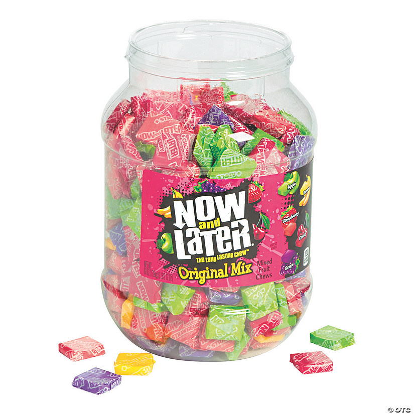 Now & Later® Assortment Candy Jar 400 Pc. Oriental Trading