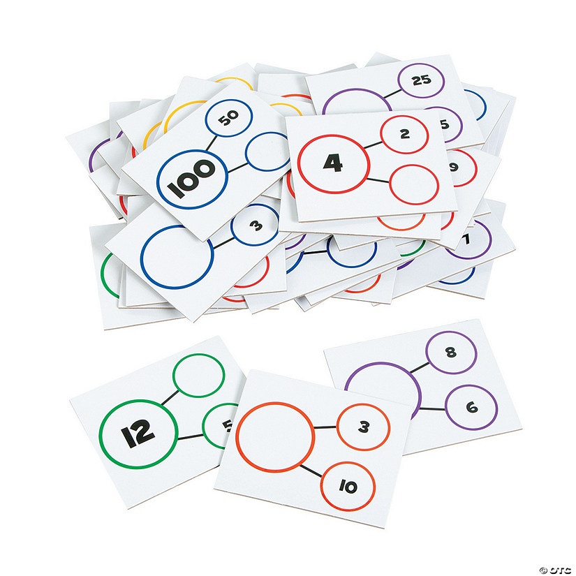 Number Bond Dry Erase Card Set Oriental Trading