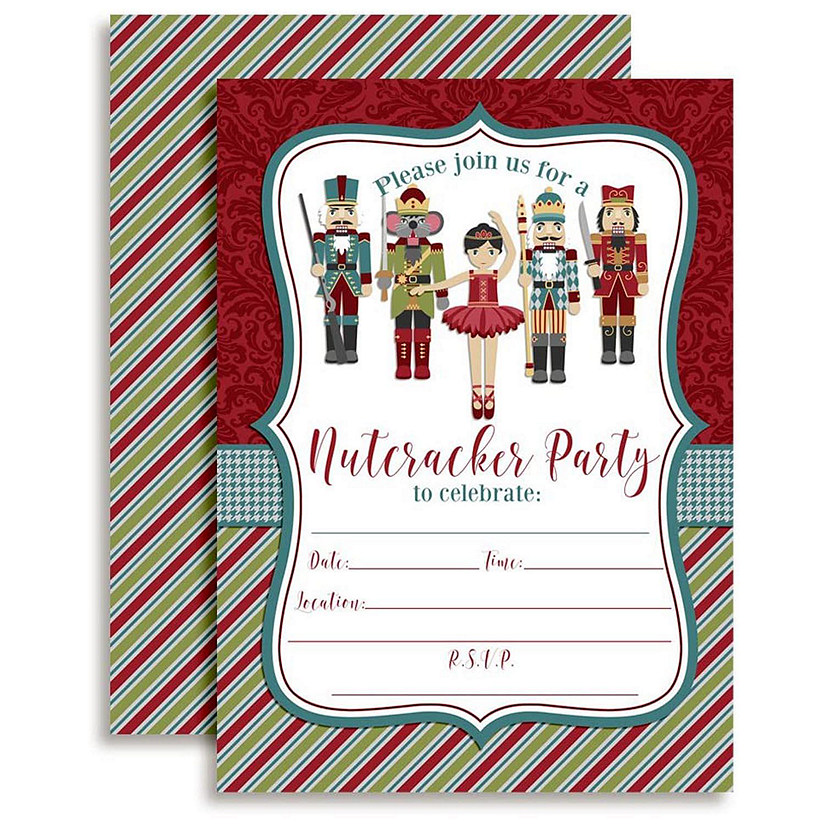 Nutcracker Ballet Invitations 40pc. by AmandaCreation Image