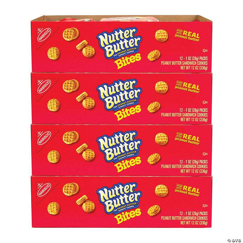 NUTTER BUTTER Peanut Butter Bites, 1 oz, 48 Count