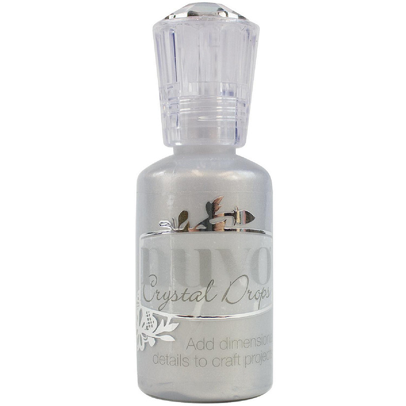 Nuvo Crystal Drops 1.1oz-Metallic Silver Lining Image