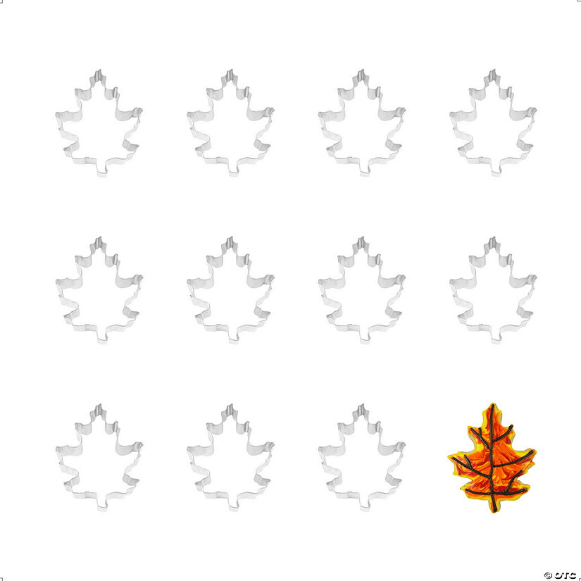 Oak Leaf 5" Cookie Cutters Oriental Trading
