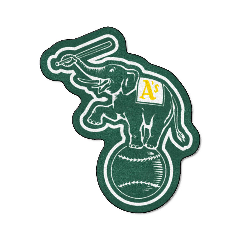 Oakland Athletics Mascot Rug - Elephant Alternate Logo