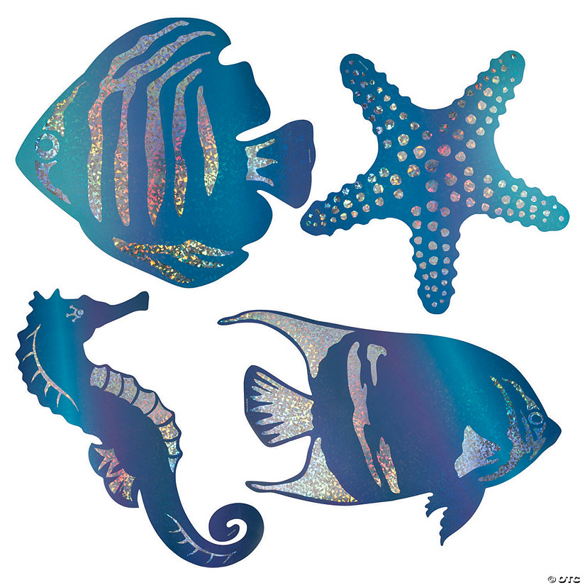 Ocean Life Cutouts - 4 Pc. Image