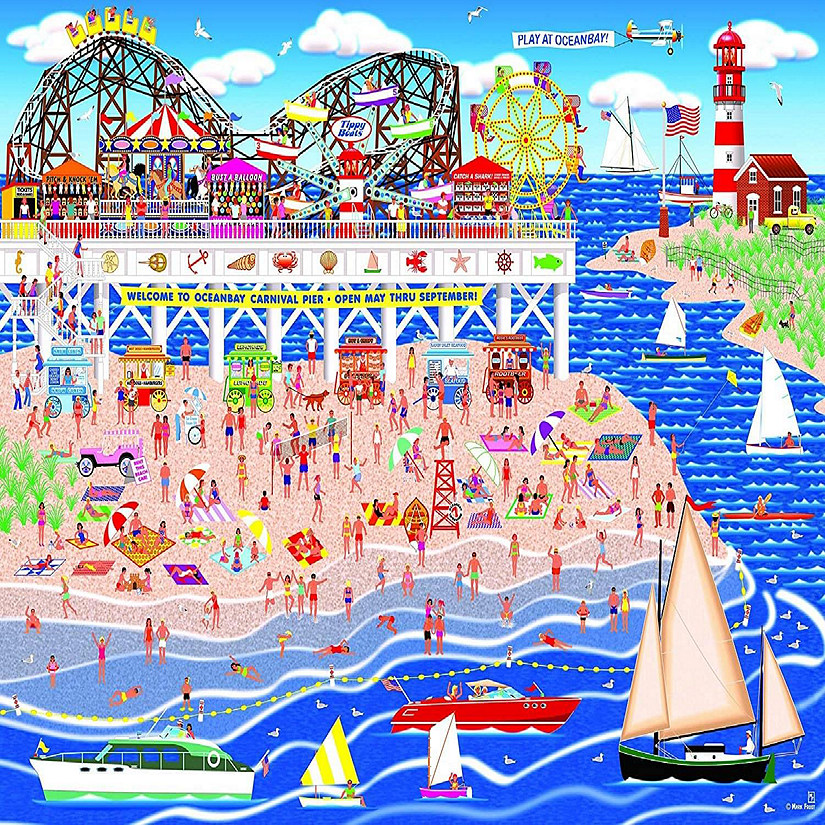 Oceanbay Carnival Pier 1000 Piece Jigsaw Puzzle Oriental Trading