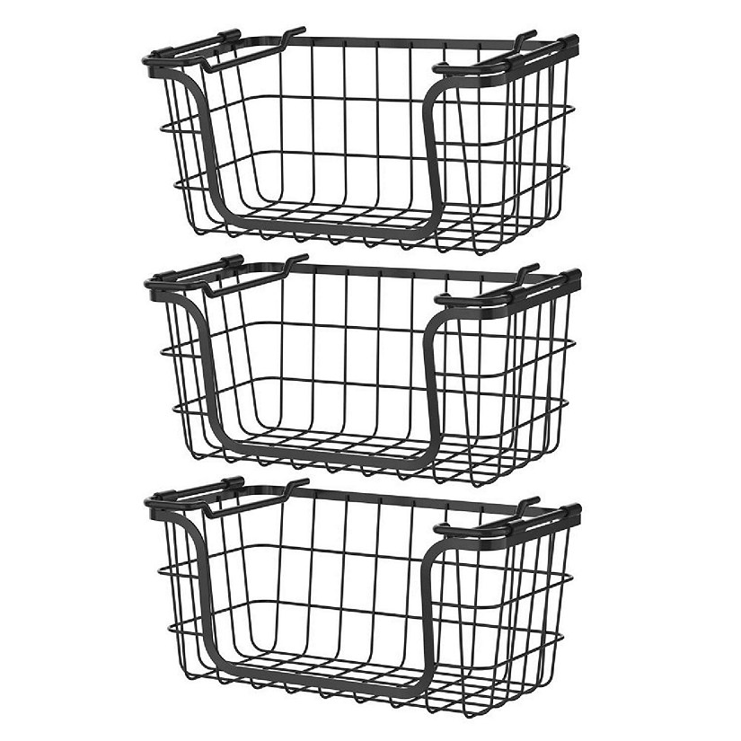 Stackable Wire Storage Baskets