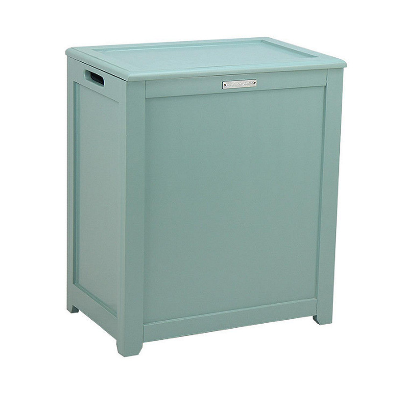 Oceanstar Storage Laundry Hamper, Turquoise Image