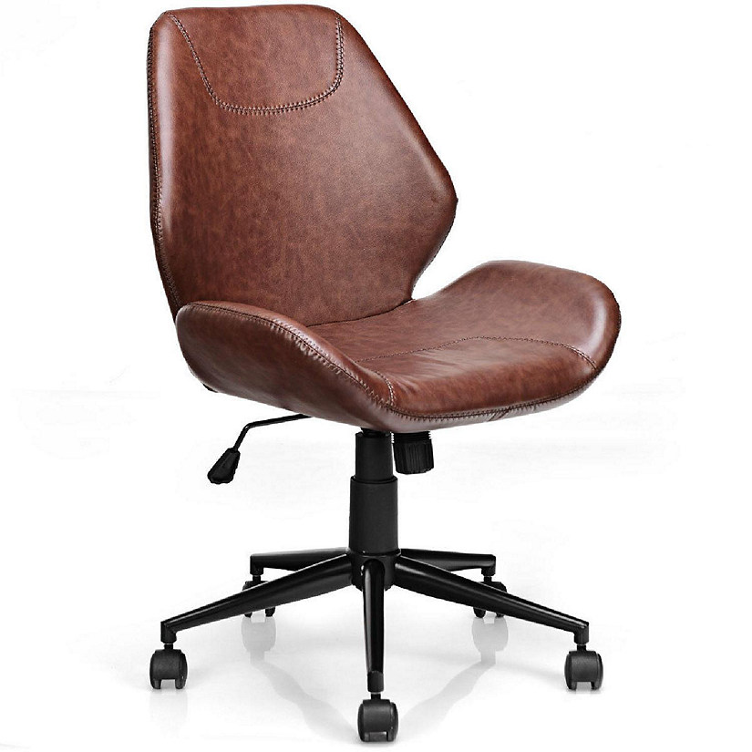 Costway Mid-back Mesh Chair Height Adjustable Executive Chair W