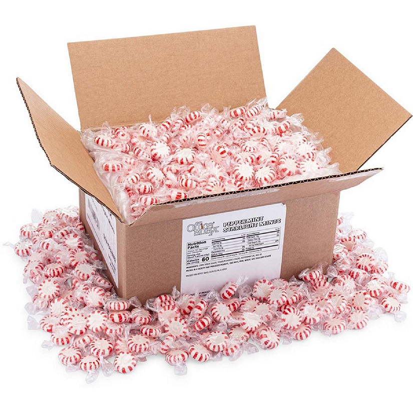 Office Snax OFX00662 5 lbs Peppermint Starlight Mints Candy Image