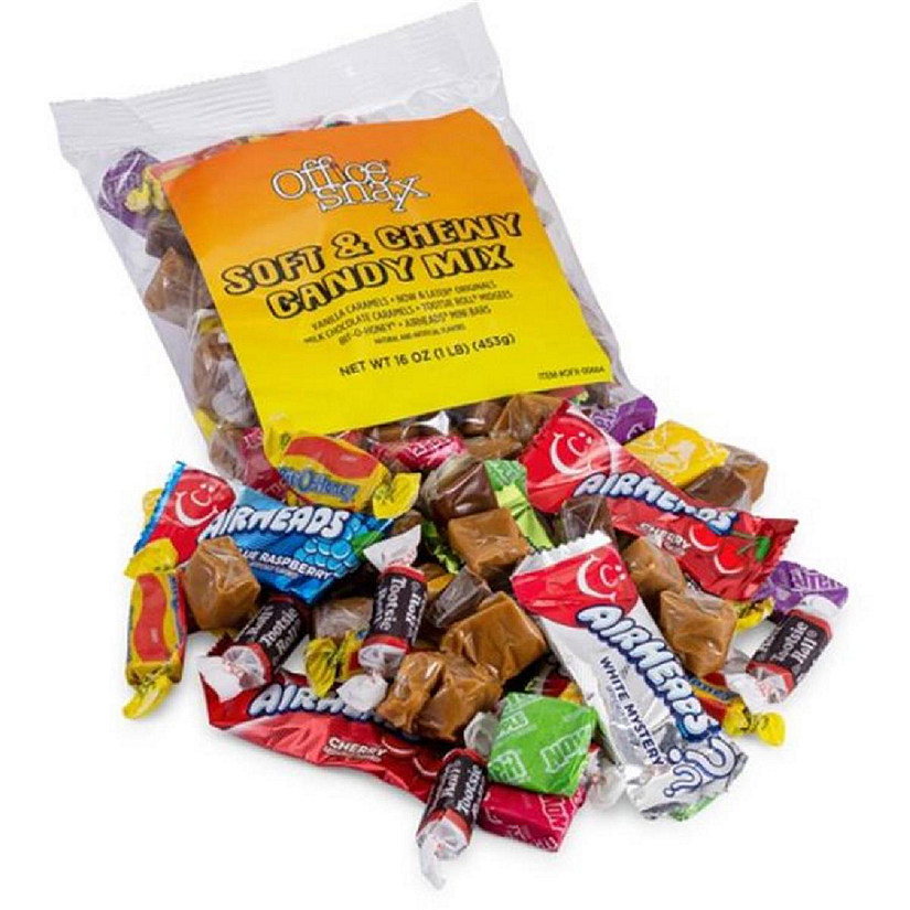Office Snax OFX00664 16 oz Soft & Chewy Mix Assorted Candy - Assorted Image