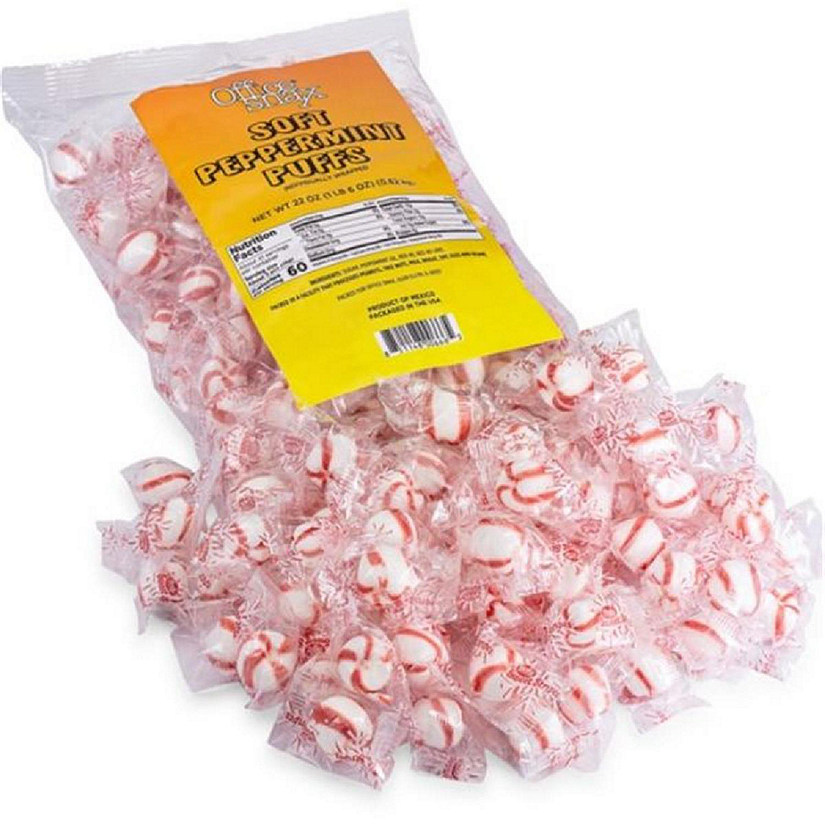 Office Snax OFX00666 22 oz Peppermint Puff Candy Image