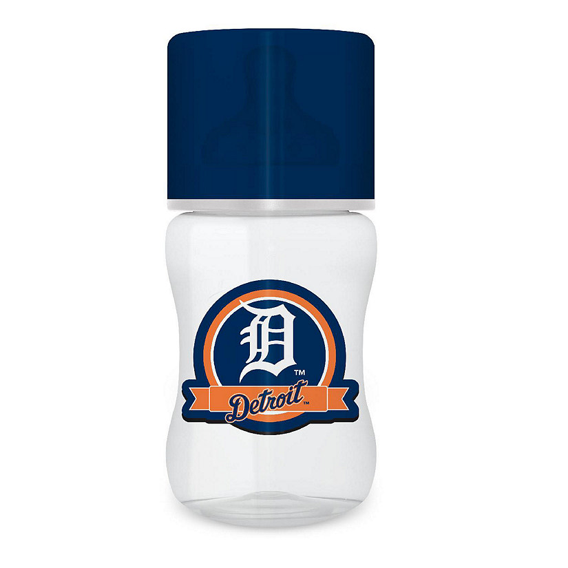 Officially Licensed Detroit Tigers MLB 9oz Infant Baby Bottle Image
