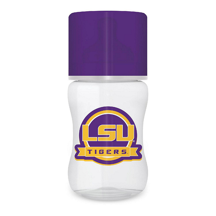 Officially Licensed LSU Tigers NCAA 9oz Infant Baby Bottle Image
