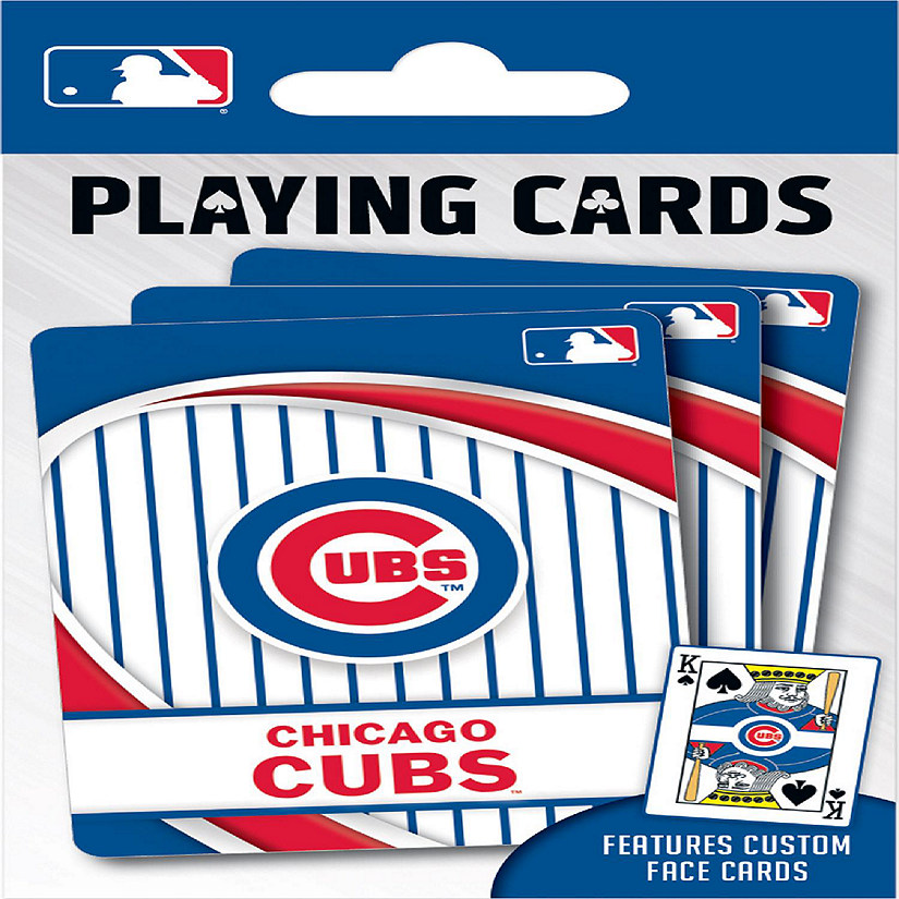 Officially Licensed MLB Chicago Cubs Playing Cards - 54 Card Deck Image