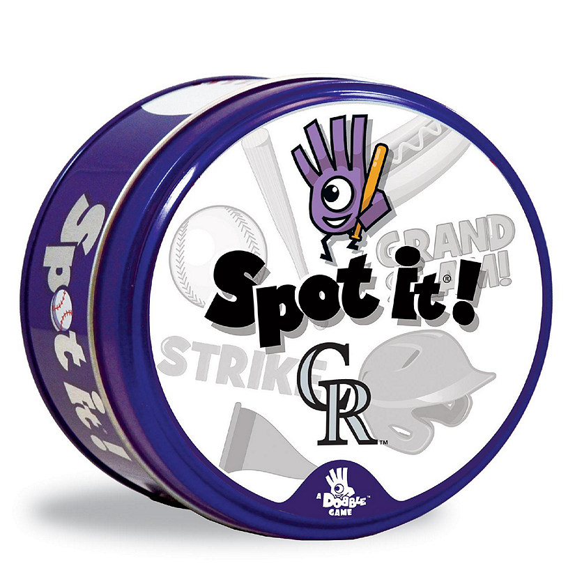 Officially licensed MLB Colorado Rockies Spot It Game Image
