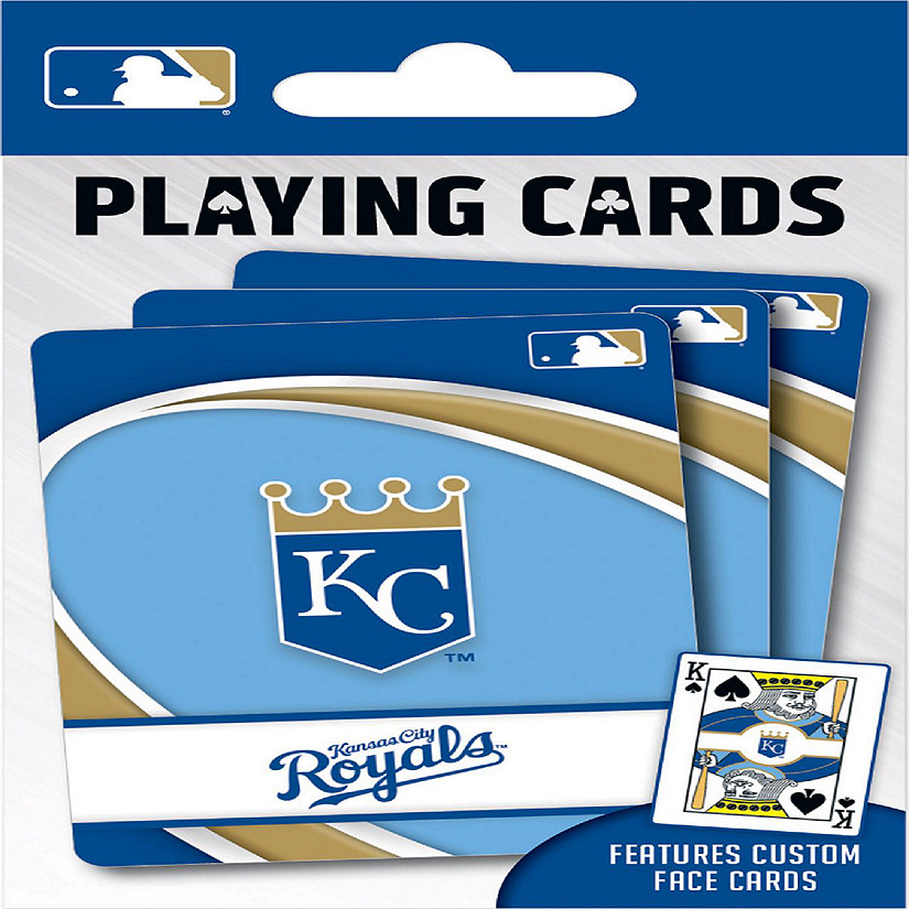 Officially Licensed MLB Kansas City Royals Playing Cards - 54 Card Deck Image
