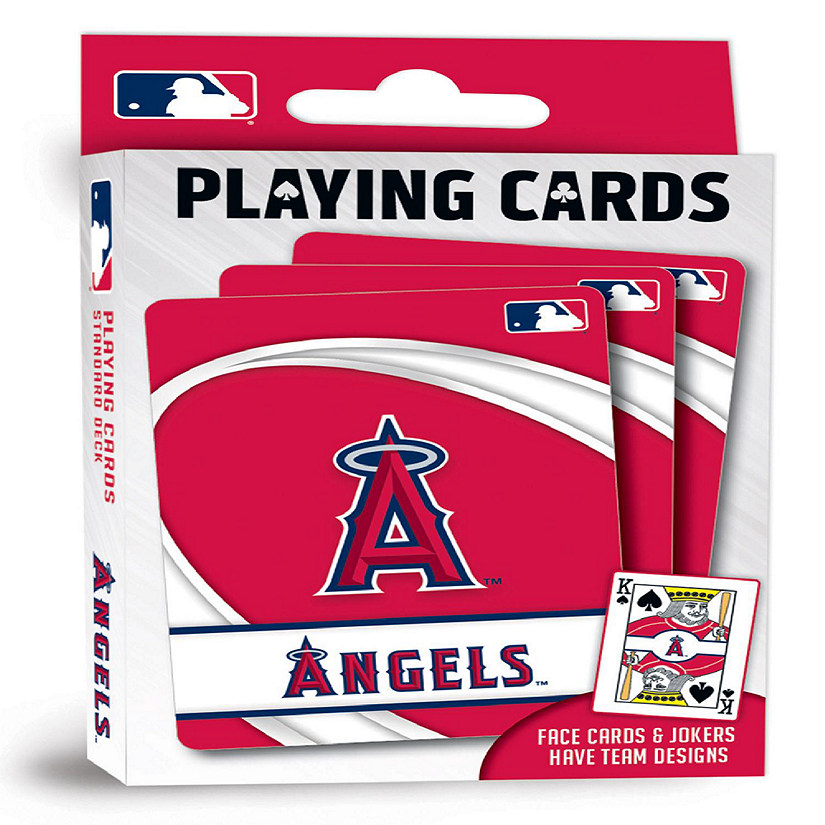 Officially Licensed MLB Los Angeles Angels Playing Cards - 54 Card Deck Image