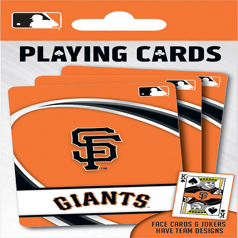 Officially Licensed MLB San Francisco Giants Playing Cards - 54 Card Deck Image