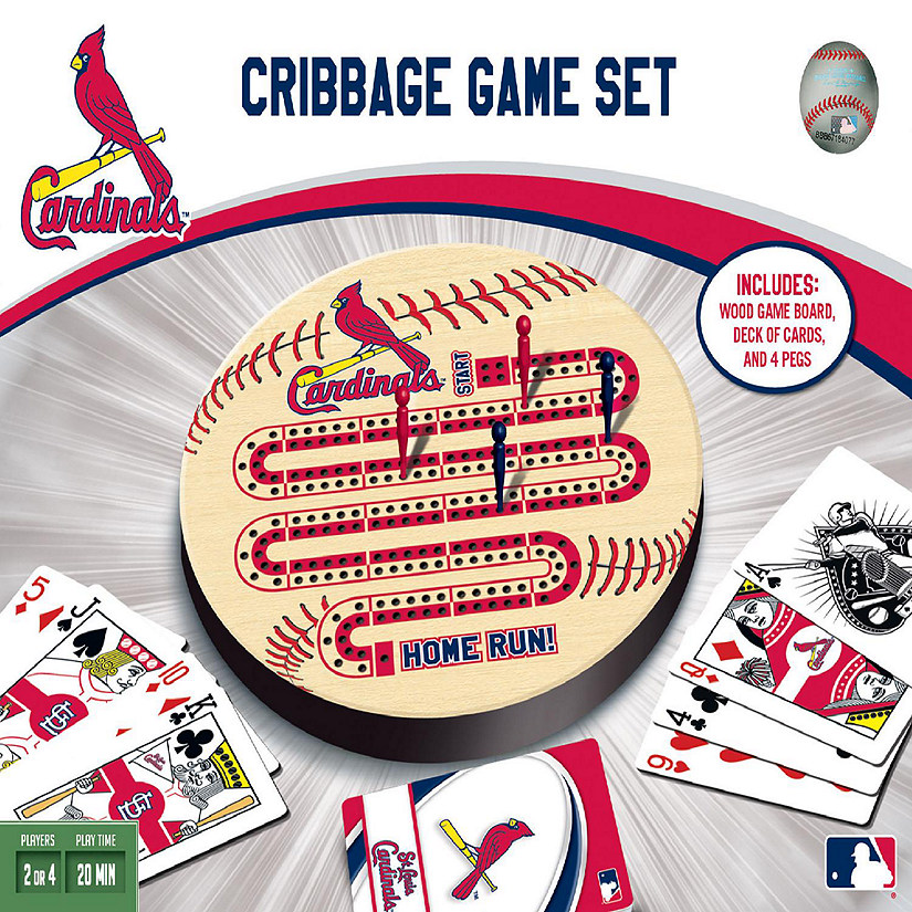 Officially Licensed MLB St. Louis Cardinals Cribbage Game for Adults Image