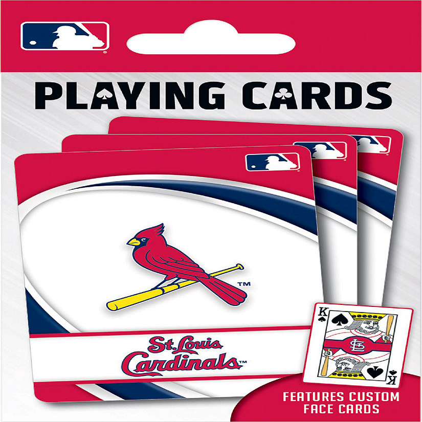Officially Licensed MLB St. Louis Cardinals Playing Cards - 54 Card Deck Image