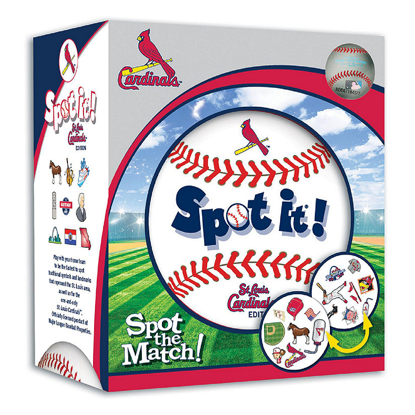 Officially licensed MLB St. Louis Cardinals Spot It Game Image