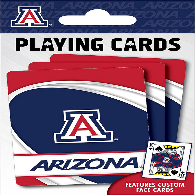 Officially Licensed NCAA Arizona Wildcats Playing Cards - 54 Card Deck Image