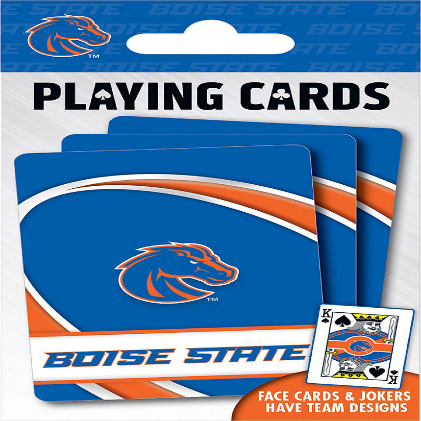 Officially Licensed NCAA Boise State Broncos Playing Cards - 54 Card Deck Image